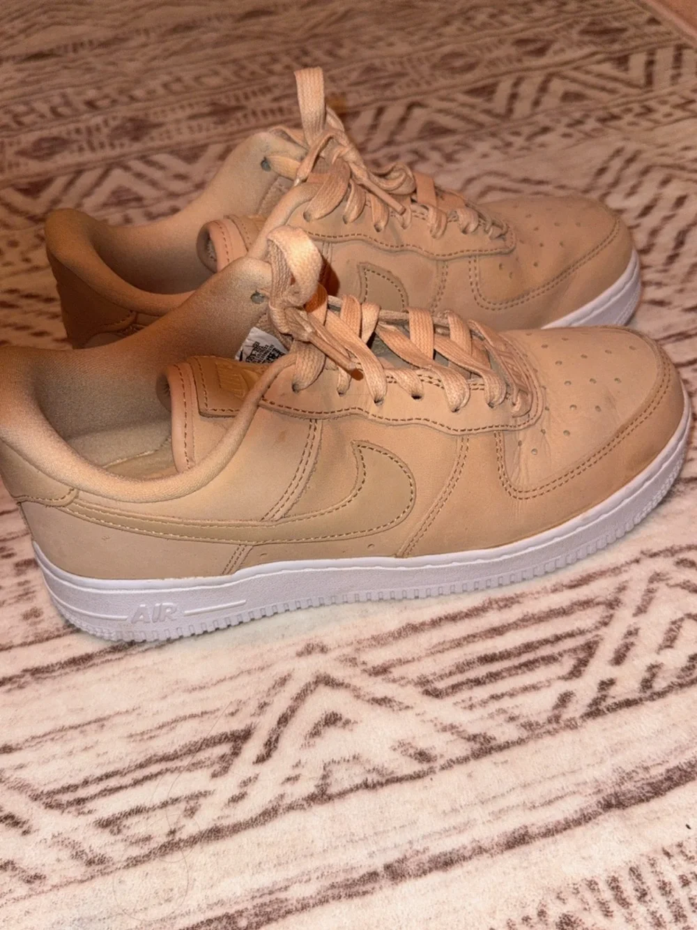 Nike Low-Top Sneakers in Tan/White - Picture 5 of 15